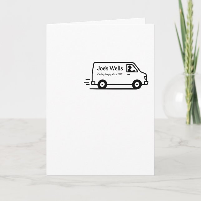 Funny Joe's Wells Get Well Card (Front)