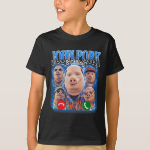 Funny John Rk Is Calling Meme Vintage John Rk Boot T-Shirt