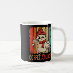 Funny Joke Coffee Lover Chicken Drinking Coffee Fa Mug