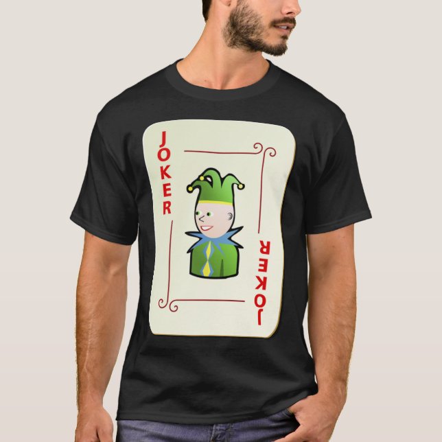 Funny Joker Deck Of Cards Shirt Halloween Costume  (Front)