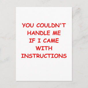 funny jokes for you postcard