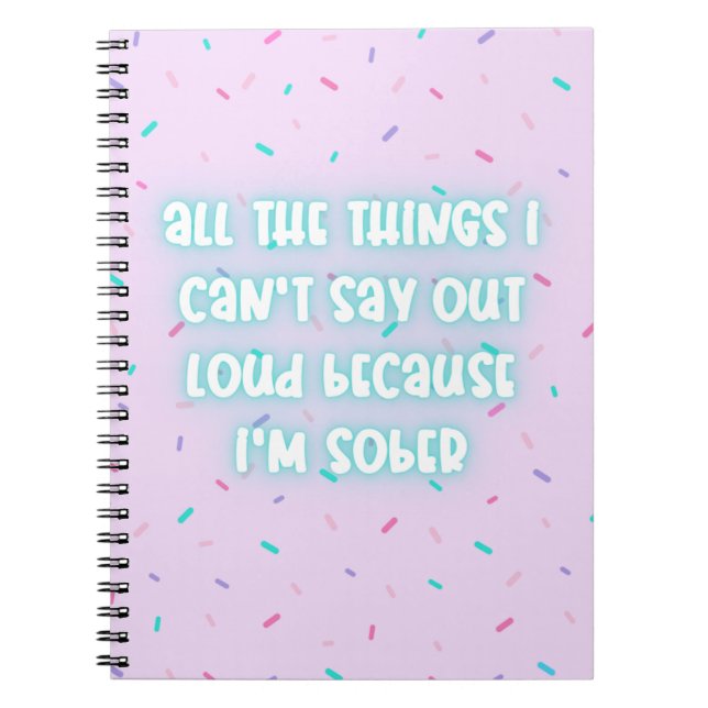Funny Journal pour la sobriété (Devant)