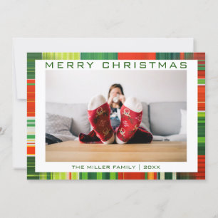 Funny Joyeux Noël Carte de vacances photo personna