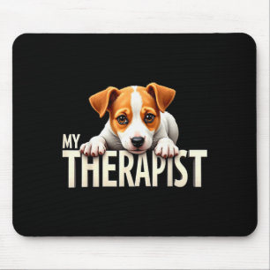 Funny Jrt Puppy My Therast Jack Russell Terrier Do Mouse Pad