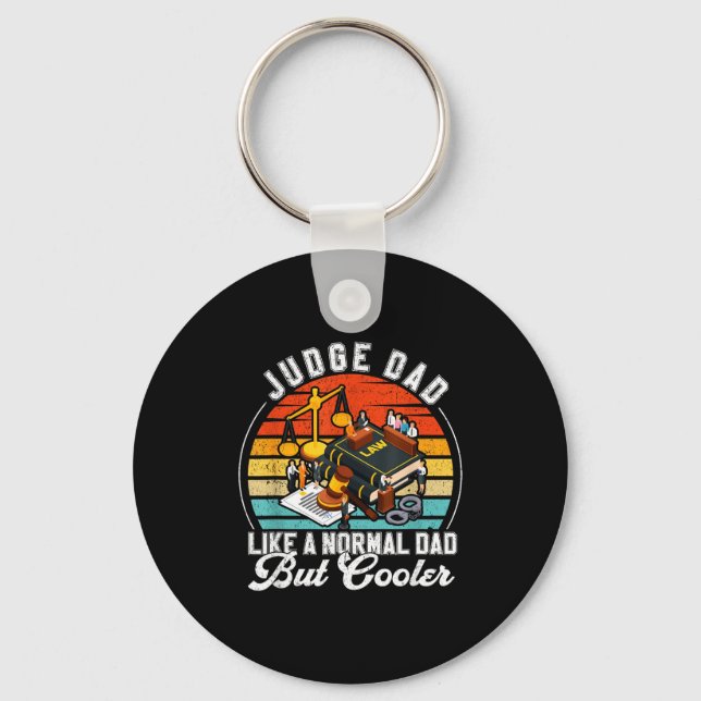 Funny Judge Gift Judge Dad Judge Top Judge Gift  Keychain (Front)