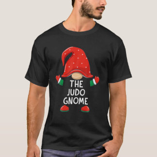 Funny Judo Gnome Christmas Matching Family Boys Gi T-Shirt