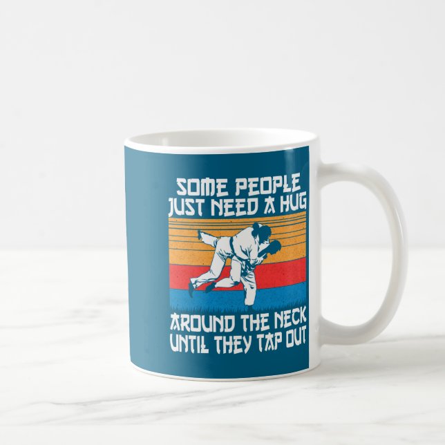 Funny Judo Jiu Jitsu Martial Arts Humor  Coffee Mug (Right)