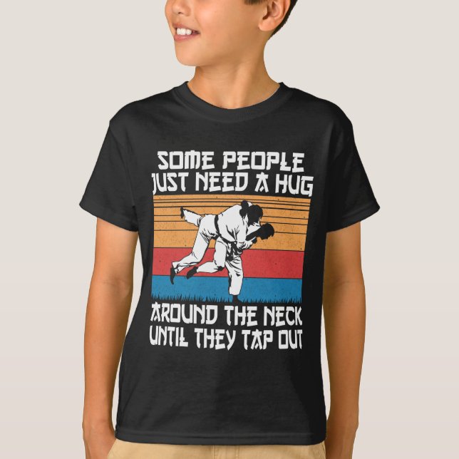 Funny Judo Jiu Jitsu Martial Arts Humour T-Shirt (Front)
