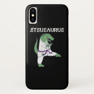 Funny Jujitsu, T-Rex Jiu Jitsu Black Belt gifts Case-Mate iPhone Case