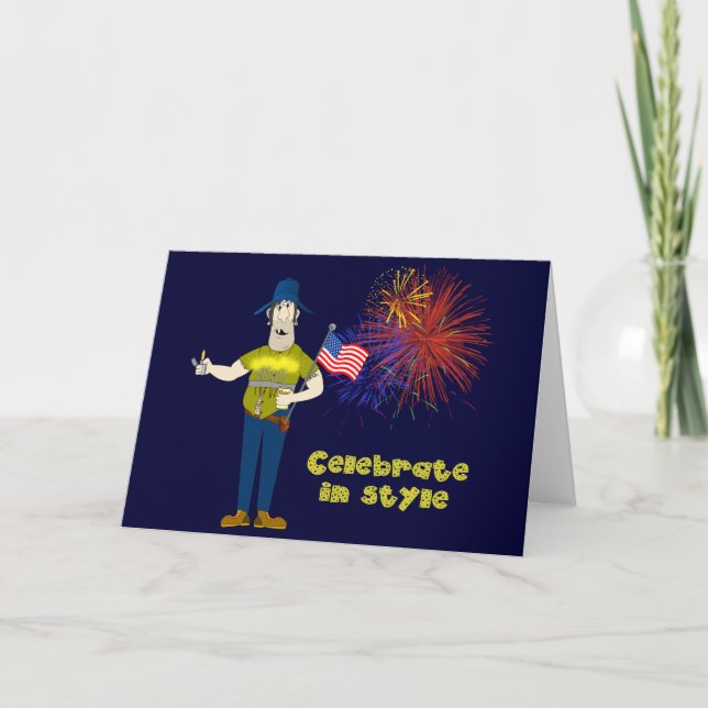 Funny July 4th Card (Front)