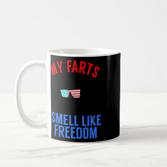 Funny July 4th Party - Funny Abe Lincoln Tee  Coffee Mug (Left)