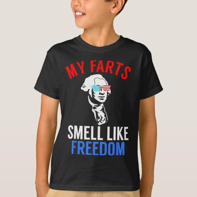 Funny July 4th Party - Funny George Washington Tee (Front)