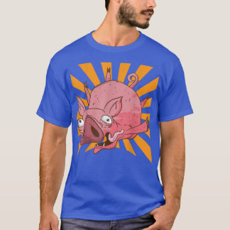 Funny jumping Pig T-Shirt