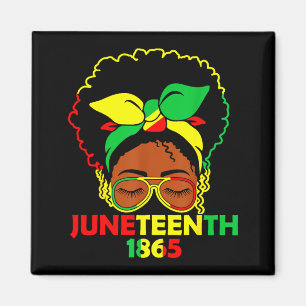 Funny juneteenth 1865 african men women boys girls magnet