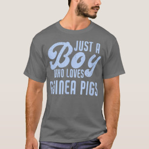 Funny Just A Boy Who Loves Guinea pigs  T-Shirt
