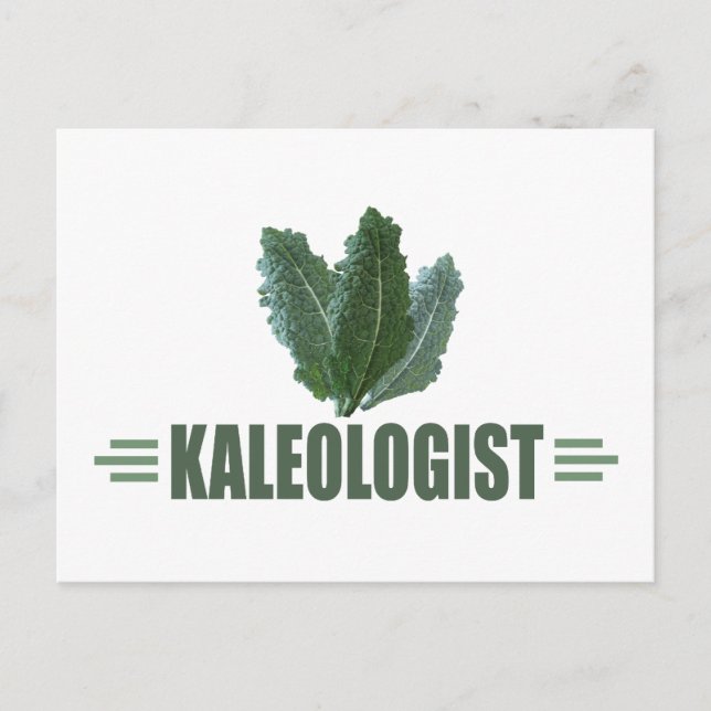 Funny Kale Postcard (Front)