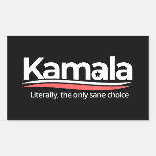 Funny kamala 2024, Literally the Only Sane Choice, Sticker