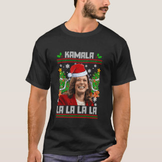 Funny Kamala Harris 2024 Christmas Comma La Men Wo T-Shirt