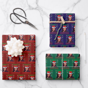 Funny Kamala Harris 2024 Merry Christmas Xmas Gift Wrapping Paper Sheet