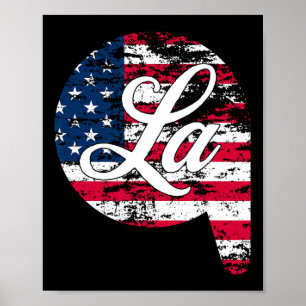 Funny Kamala Harris 2024 President Comma La Americ Poster