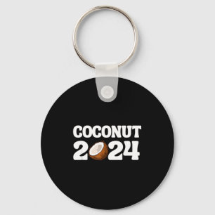 Funny Kamala Harris 2024 Statement Democrat Coconu Keychain