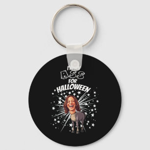 Funny Kamala Harris Donkey Halloween President Cos Keychain