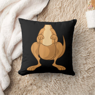 Funny Kangaroo Costume Funny Halloween Easy DIY Throw Pillow