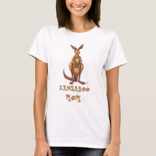 Funny Kangaroo Mom Always Hopping T-Shirt