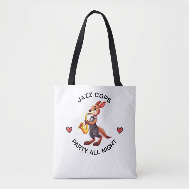 Funny kangaroo tote bag (Front)