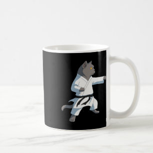 Funny Karate British Shorthair Cat  Coffee Mug