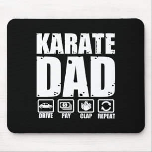 Funny Karate Dad Martial Arts Father Humour Father Mouse Pad