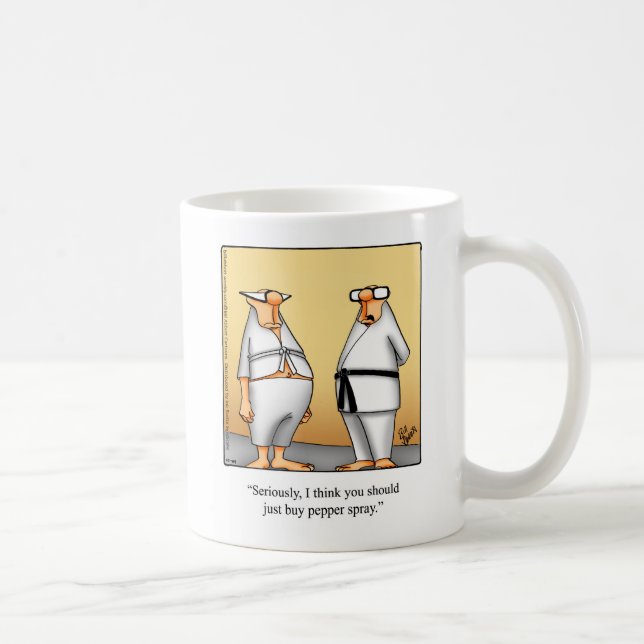 Funny Karate Humour Mug cadeau (Droite)