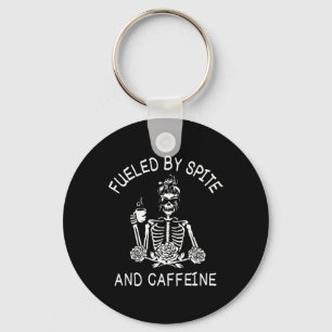 Funny Karate Kawaii Axolotl Black Belt  Keychain