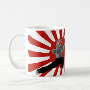 Funny Karate Kitten gifts Coffee Mug