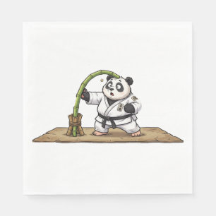 Funny Karate Panda Martial Arts Fail Napkin