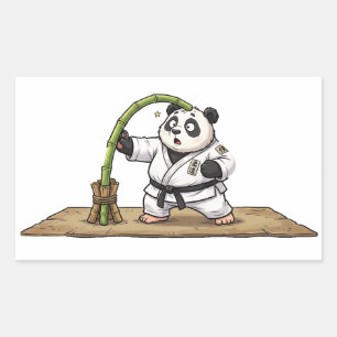 Funny Karate Panda Martial Arts Fail Sticker