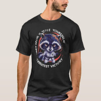Funny Karate raccoon