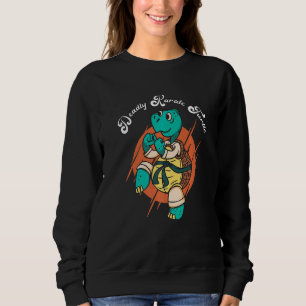 Funny Karate Turtle Deadly Tortoise Combat Sports Sweatshirt