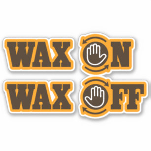 Funny Karate Wax On - Wax Off