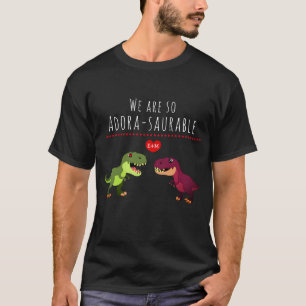 Funny Kawaii Dinosaur Pun Newlywed Couple Matching T-Shirt