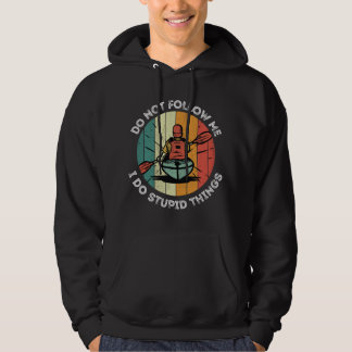 Funny Kayak Kayaking Boating Summer Clothing Graph Hoodie