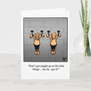 Funny Keeping In Touch Greeting Card