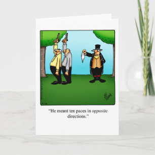Funny Keeping In Touch Humour Greeting Card