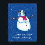 Funny Keeping In Touch Postcard<br><div class="desc">Enjoy spreading the laughter with this hilarious keeping in touch humour postcard by cartoonist Bill Abbott; send some laughs along with your love. Wonderfully funny and slightly sarcastic cartoon characters in hilarious situations that’s sure to bring a smile to anyone’s face. Great fun for the wonderfully funny, slightly sarcastic characters...</div>