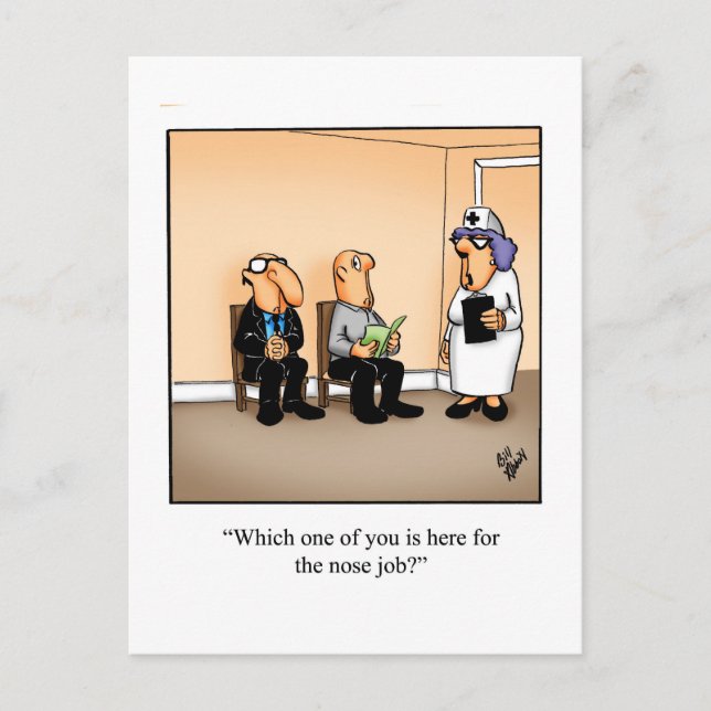 Funny Keeping In Touch Postcard (Front)