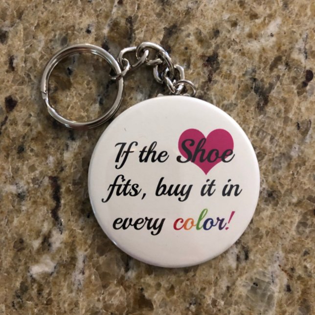 Funny Keychain for the Shoe Lover (Creator Uploaded)