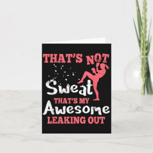 Funny Kick Boxing Card