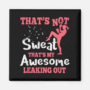 Funny Kick Boxing Magnet