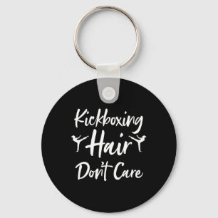 Funny Kickboxing Art For Men Women Kickboxer Conta Keychain