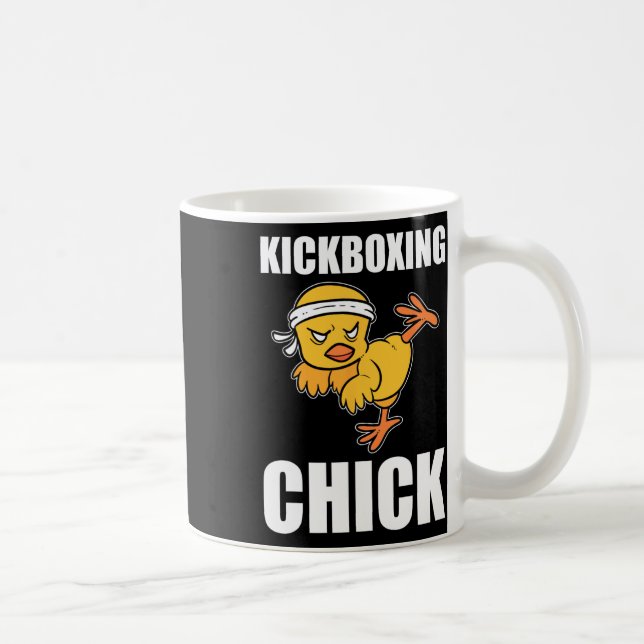 Funny Kickboxing Chick Kickboxing Instructor  Coffee Mug (Right)